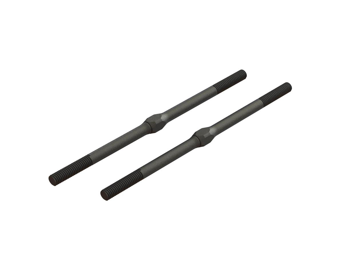 Arrma Steel Turnbuckle M4 x 95mm Black (2pcs) | Racerc