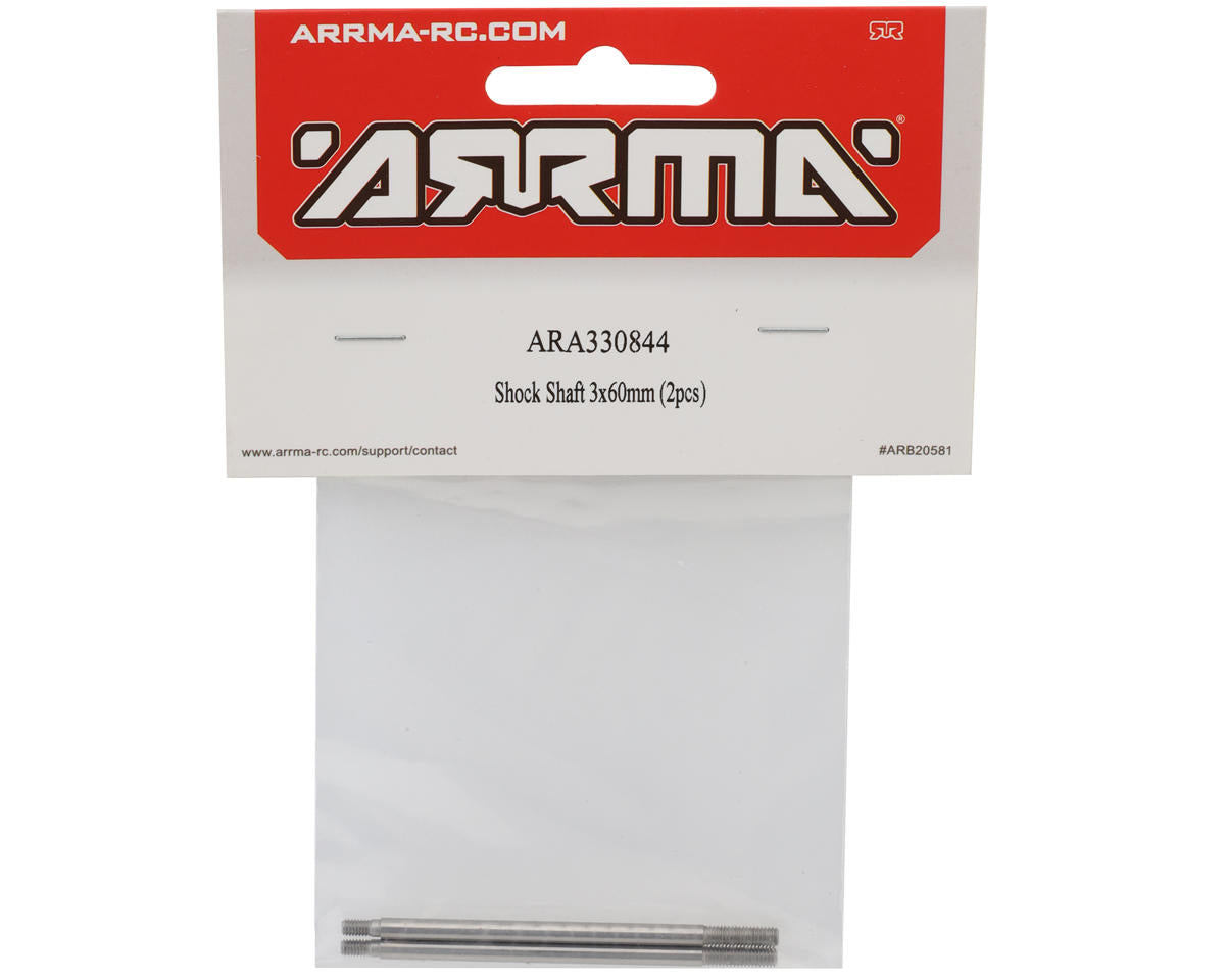 Arrma 3x60mm Front Shock Shaft (2) Ανταλλακτικοί Άξονες Αμορτισέρ Εμπρός