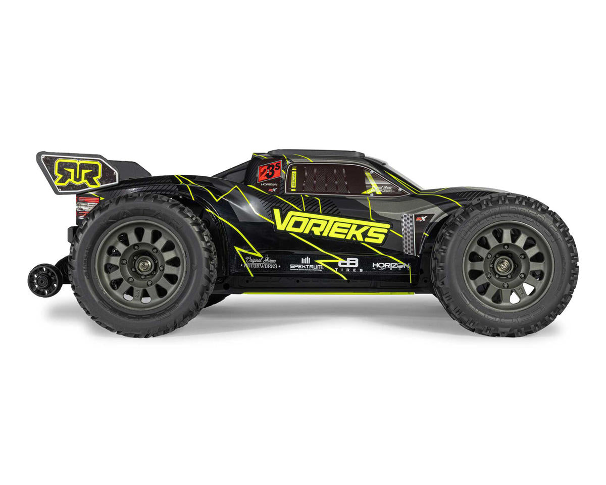 Arrma Vorteks 223S BLX 2WD Yellow RTR 1/10 Brushless Stadium Truck με SLT2 2.4GHz & DSC