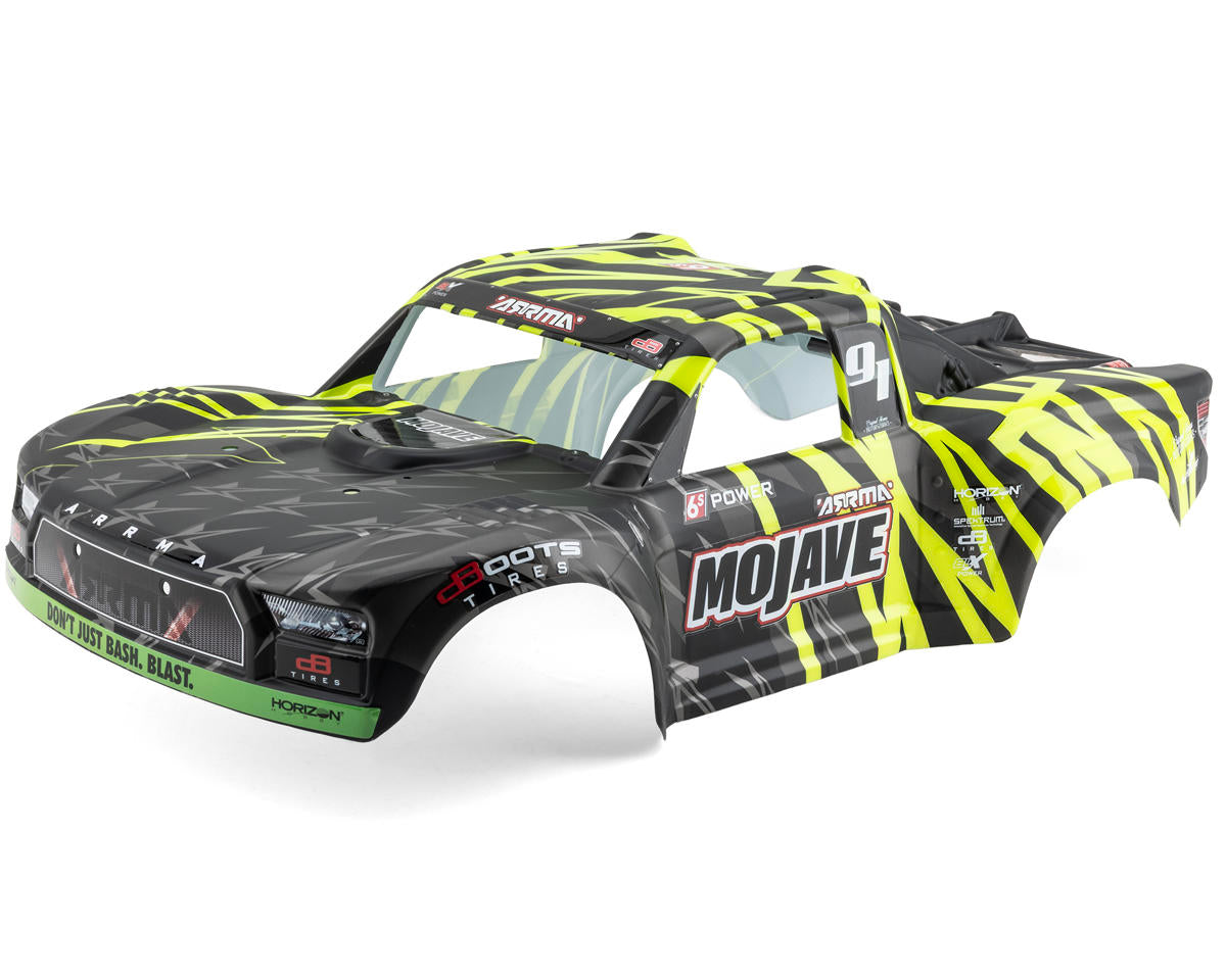 ARRMA Mojave 6S BLX Pre-Painted Body Black / Green ARA411002