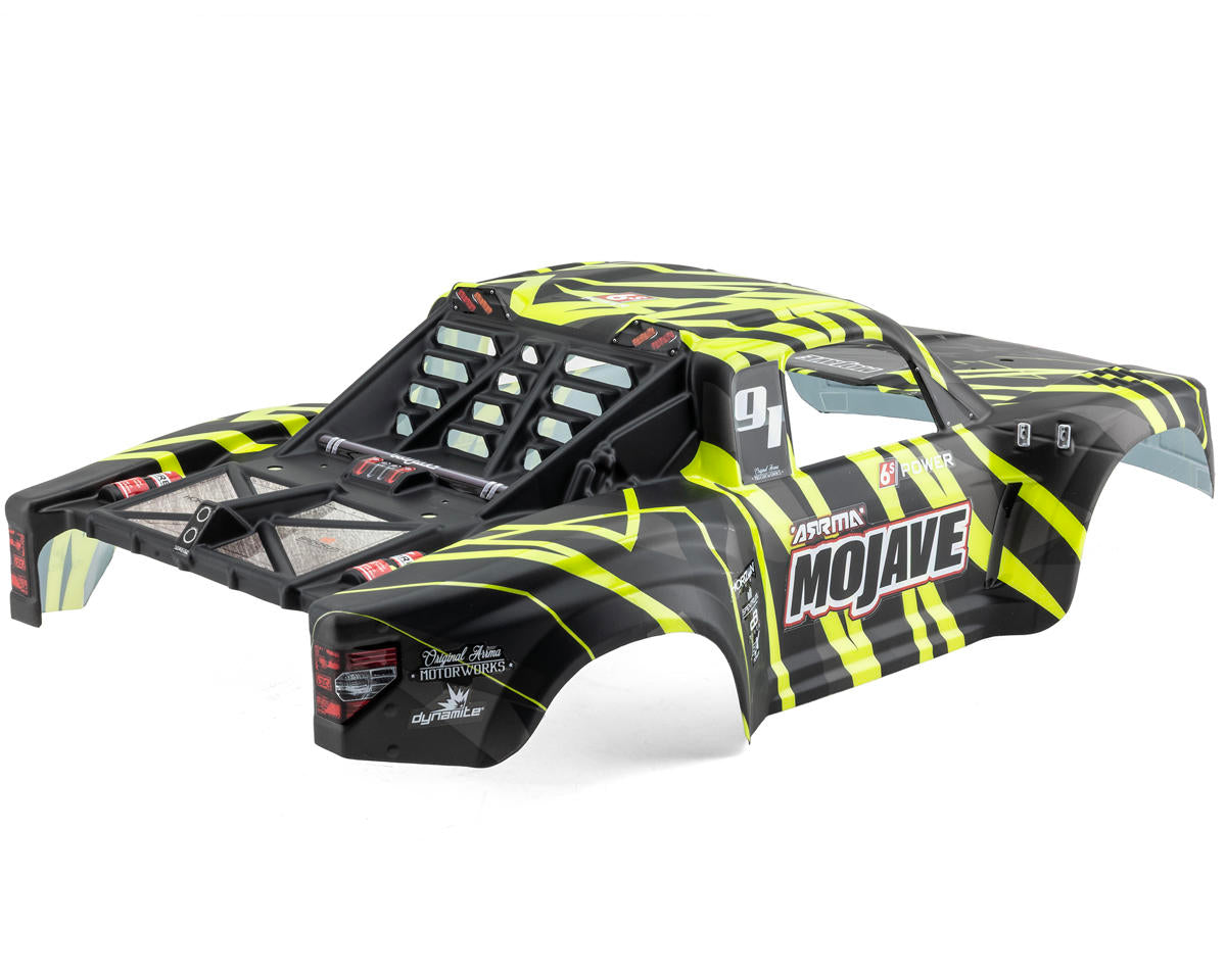 ARRMA Mojave 6S BLX Pre-Painted Body Black / Green ARA411002