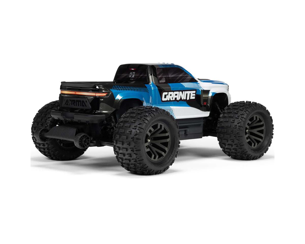 Arrma Granite 4x4 V4 223S DSC 1/10 RTR Brushless 4WD Monster Truck (Blue) w/Spektrum SLT3 2.4GHz Radio