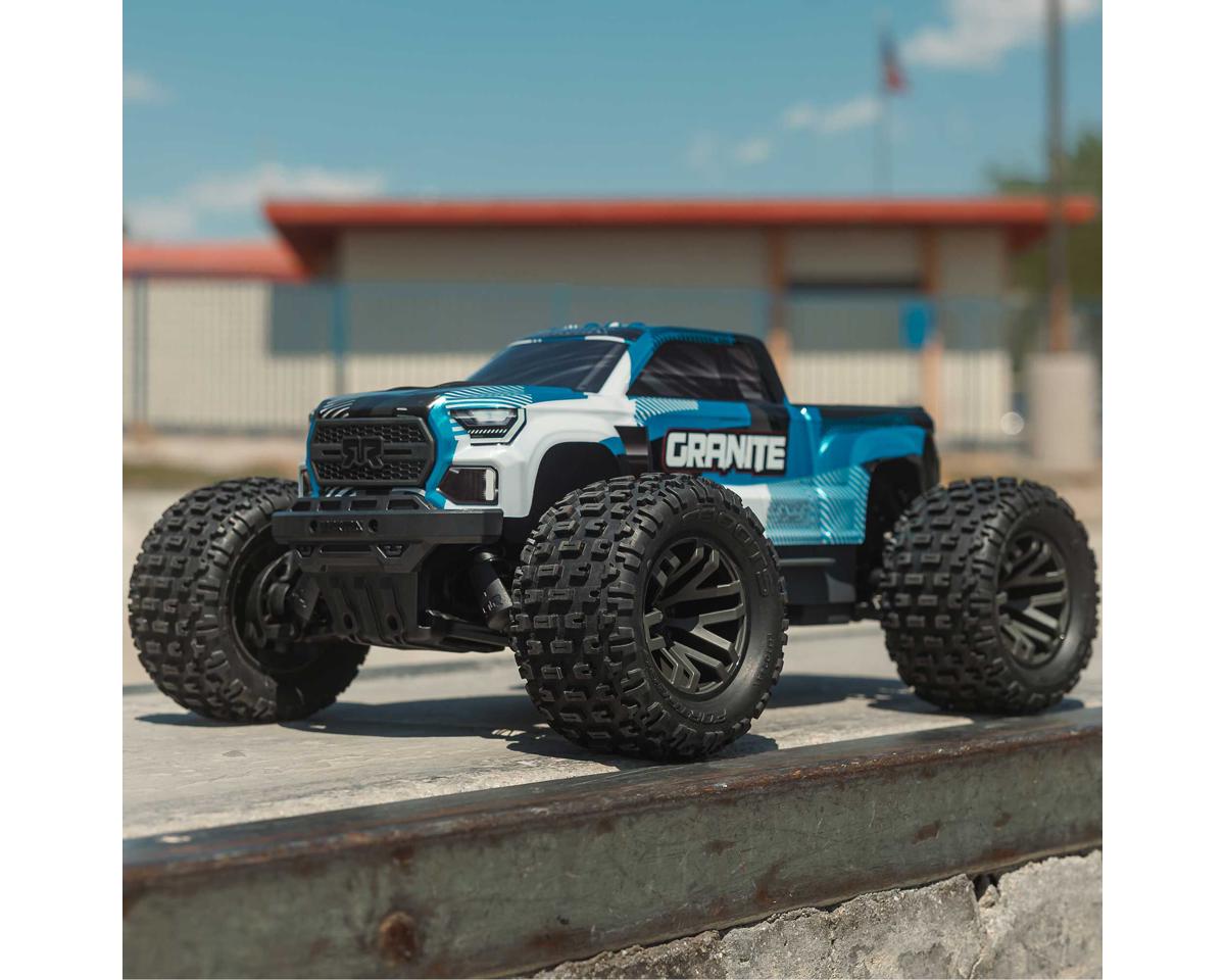 Arrma Granite 4x4 V4 223S DSC 1/10 RTR Brushless 4WD Monster Truck (Blue) w/Spektrum SLT3 2.4GHz Radio