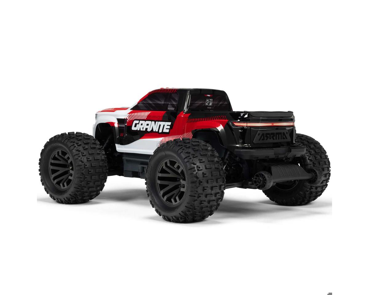 Arrma Granite 4x4 V4 223S DSC 1/10 RTR Brushless 4WD Monster Truck (Red) w/Spektrum SLT3 2.4GHz Radio