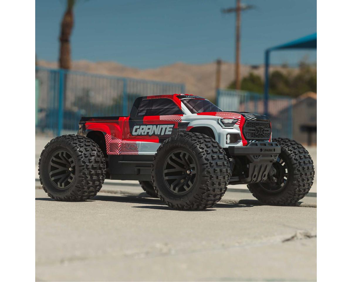 Arrma Granite 4x4 V4 223S DSC 1/10 RTR Brushless 4WD Monster Truck (Red) w/Spektrum SLT3 2.4GHz Radio