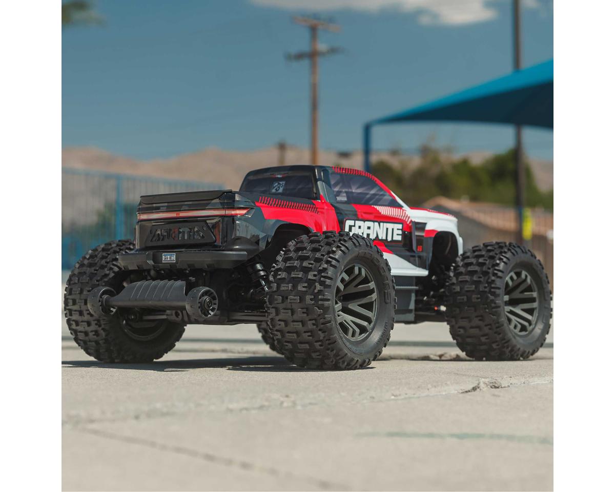 Arrma Granite 4x4 V4 223S DSC 1/10 RTR Brushless 4WD Monster Truck (Red) w/Spektrum SLT3 2.4GHz Radio