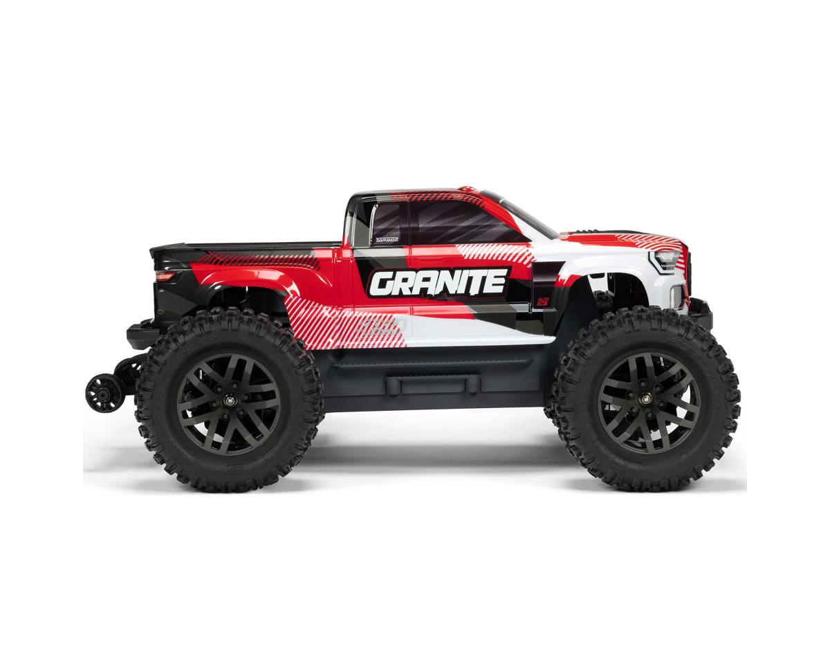 Arrma Granite 4x4 V4 223S DSC 1/10 RTR Brushless 4WD Monster Truck (Red) w/Spektrum SLT3 2.4GHz Radio