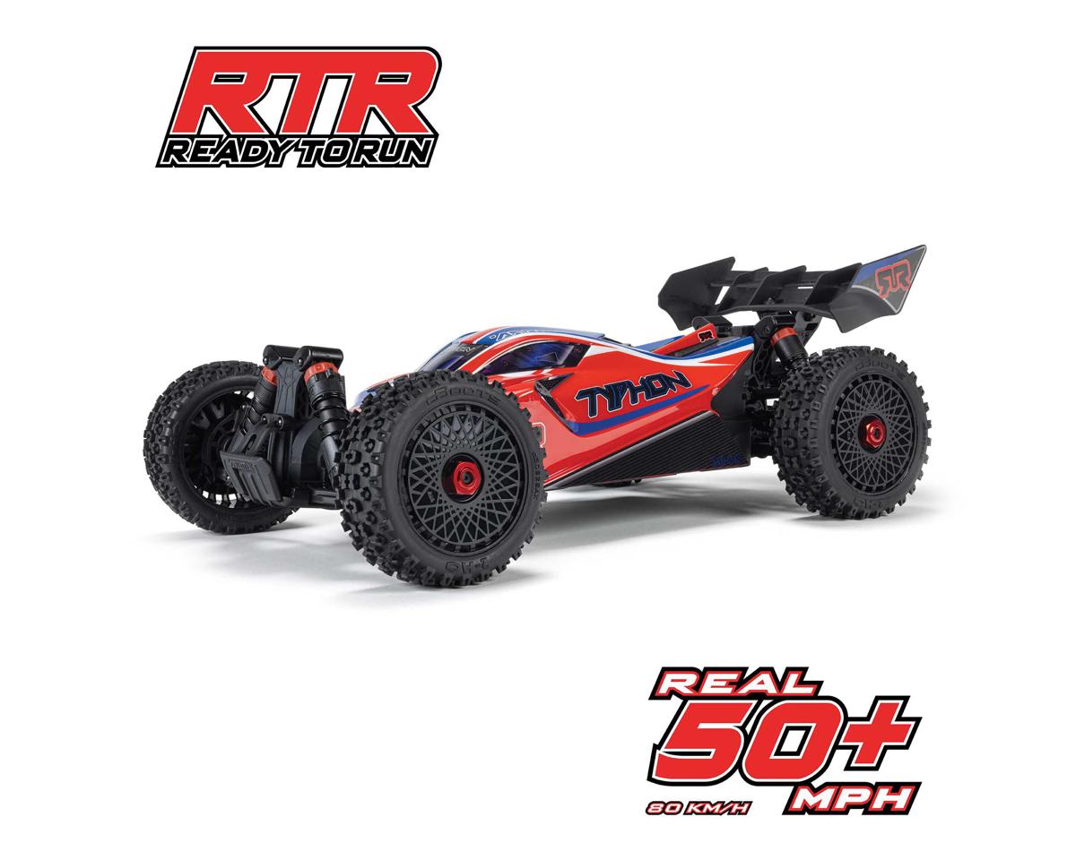 Arrma Typhon 223S 1/8 BLX Brushless RTR 4WD Buggy (Red) w/SLT3 2.4GHz Radio & DSC