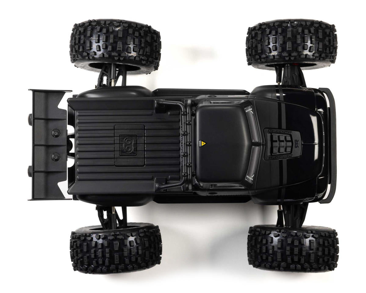 Arrma Notorious 6S BLX Brushless RTR 1/8 Monster Stunt Truck (Black) (V6) w/SLT3 2.4GHz Radio
