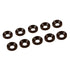Ultimate 4 mm. ALU WASHER BLACK (10 pcs)