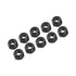 Ultimate 3 mm. ALU. NYLON NUT BLACK (10pcs)