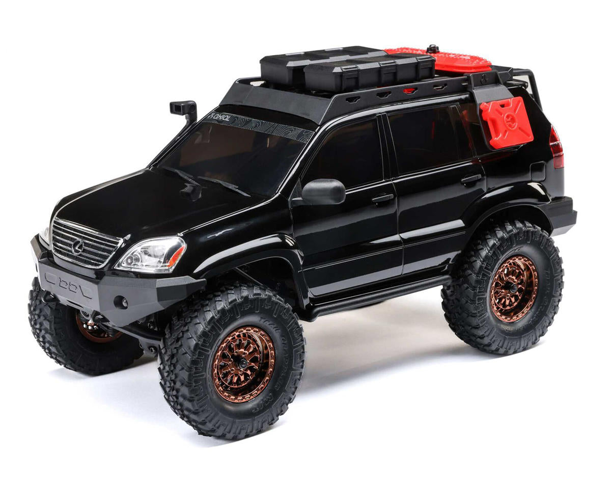 Axial SCX24 Lexus GX 470 1/24 4WD RTR Scale Mini Crawler Black με Τηλεκατεύθυνση, Μπαταρία & Φορτιστή