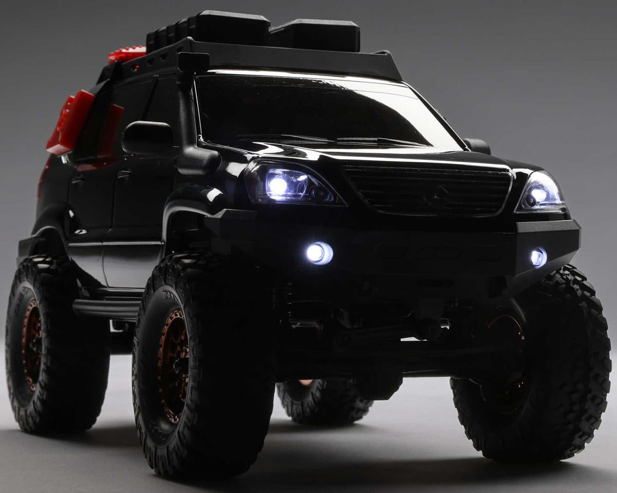 Axial SCX24 Lexus GX 470 1/24 4WD RTR Scale Mini Crawler Black με Τηλεκατεύθυνση, Μπαταρία & Φορτιστή