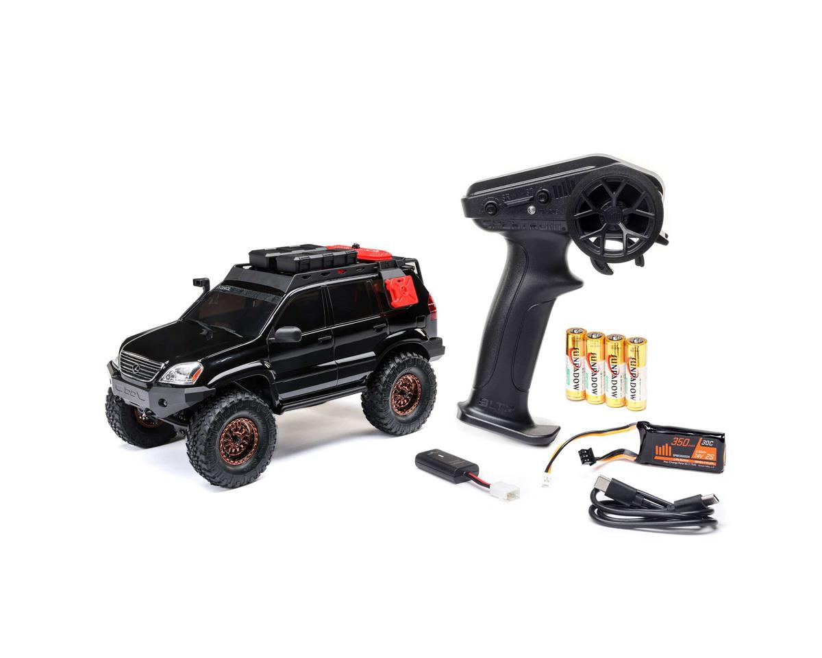 Axial SCX24 Lexus GX 470 1/24 4WD RTR Scale Mini Crawler Black με Τηλεκατεύθυνση, Μπαταρία & Φορτιστή