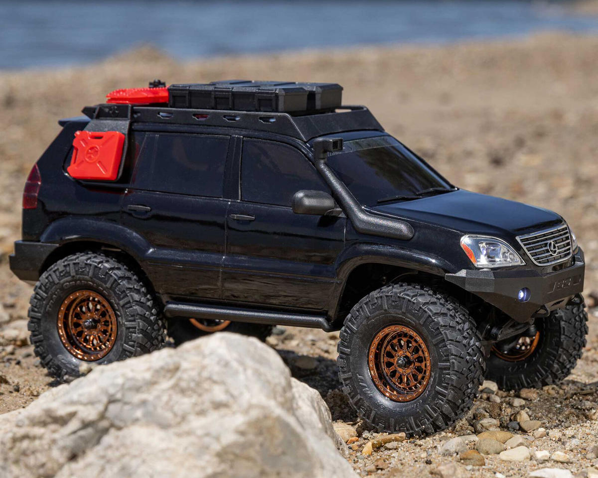 Axial SCX24 Lexus GX 470 1/24 4WD RTR Scale Mini Crawler Black με Τηλεκατεύθυνση, Μπαταρία & Φορτιστή