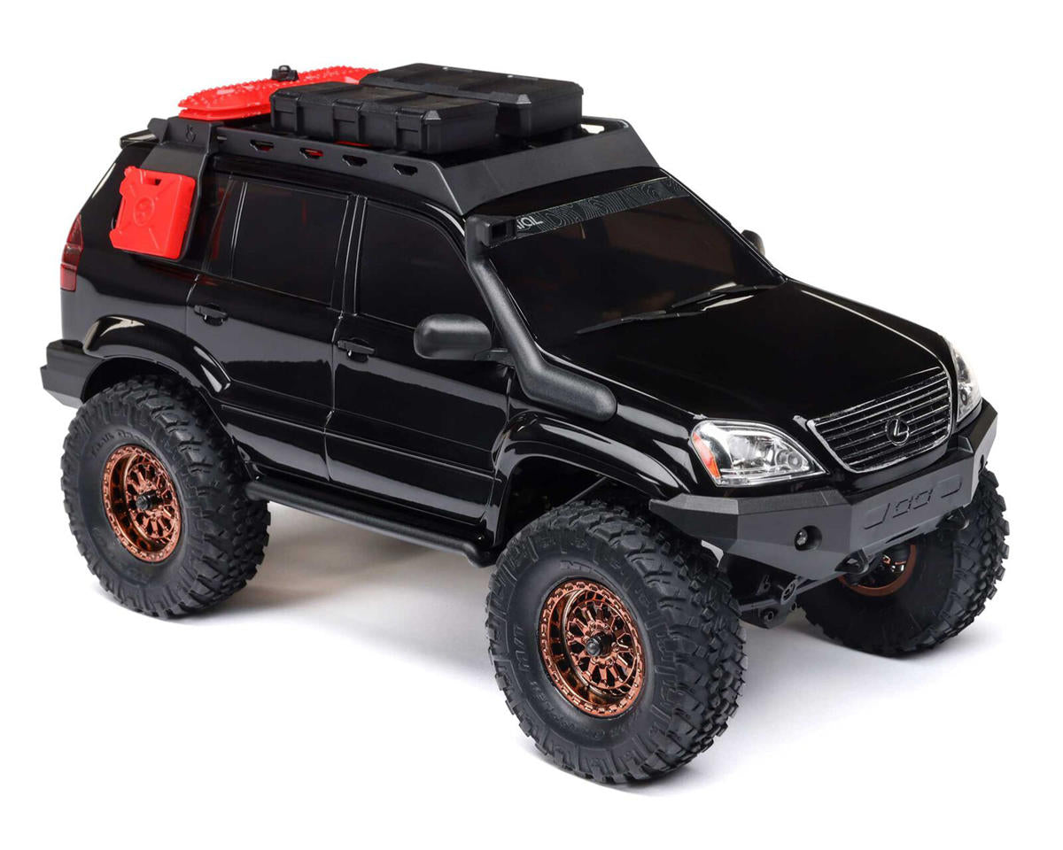 Axial SCX24 Lexus GX 470 1/24 4WD RTR Scale Mini Crawler Black με Τηλεκατεύθυνση, Μπαταρία & Φορτιστή