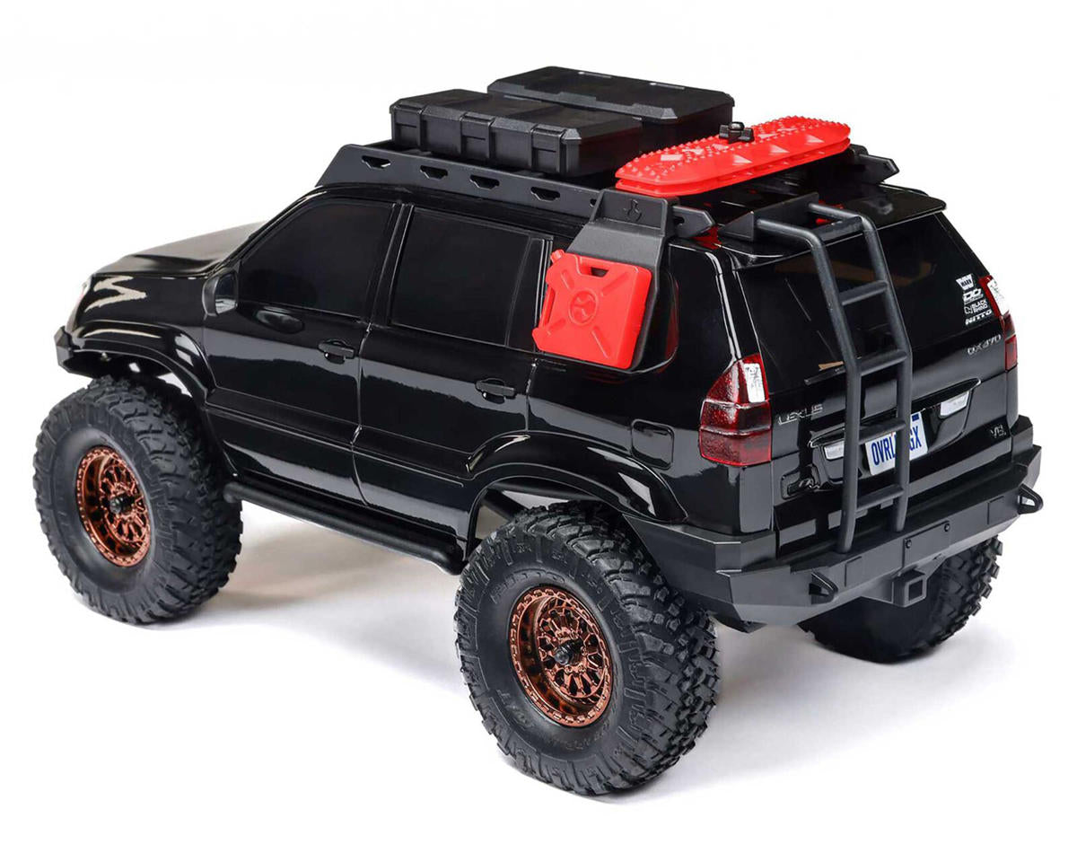Axial SCX24 Lexus GX 470 1/24 4WD RTR Scale Mini Crawler Black με Τηλεκατεύθυνση, Μπαταρία & Φορτιστή