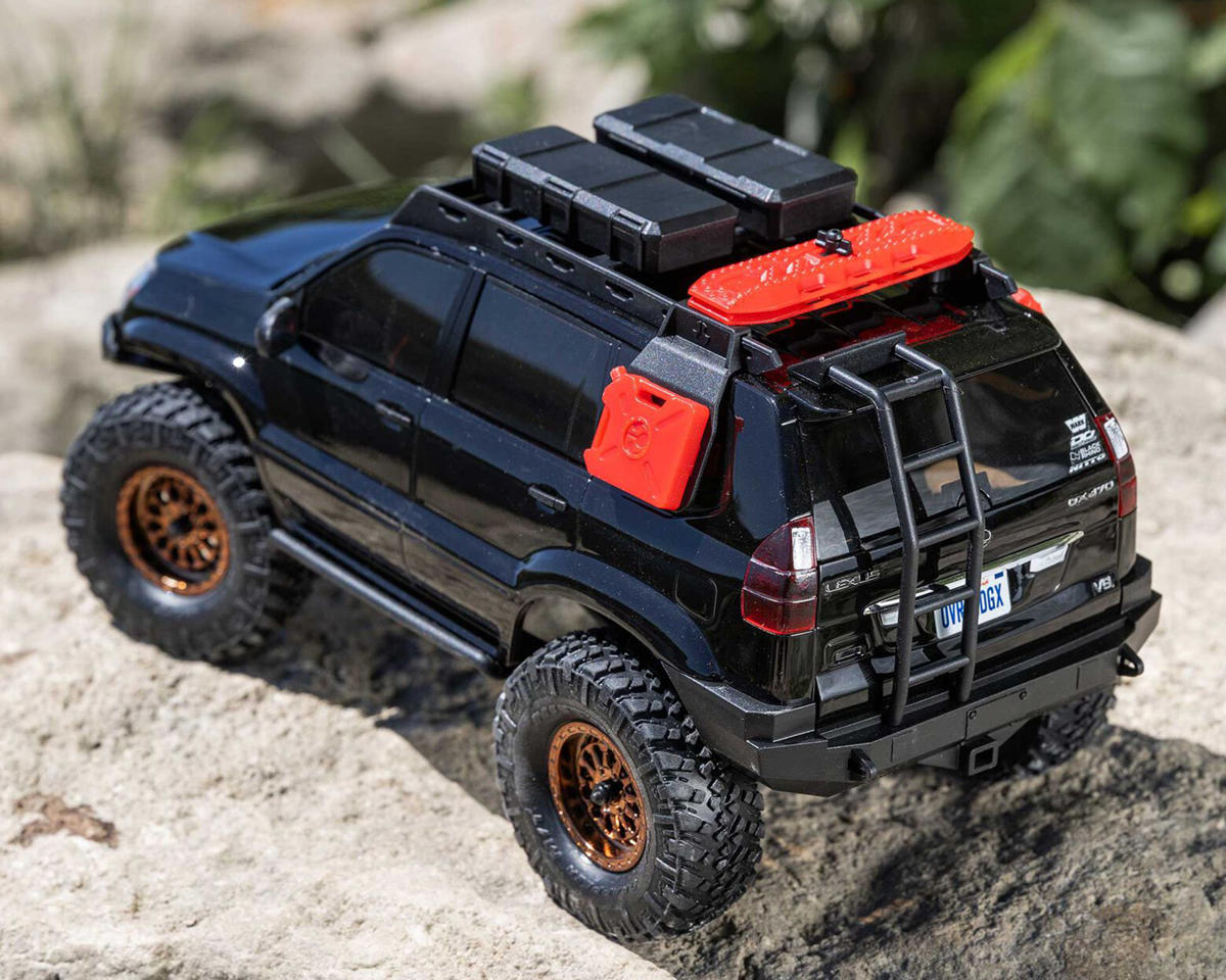 Axial SCX24 Lexus GX 470 1/24 4WD RTR Scale Mini Crawler Black με Τηλεκατεύθυνση, Μπαταρία & Φορτιστή
