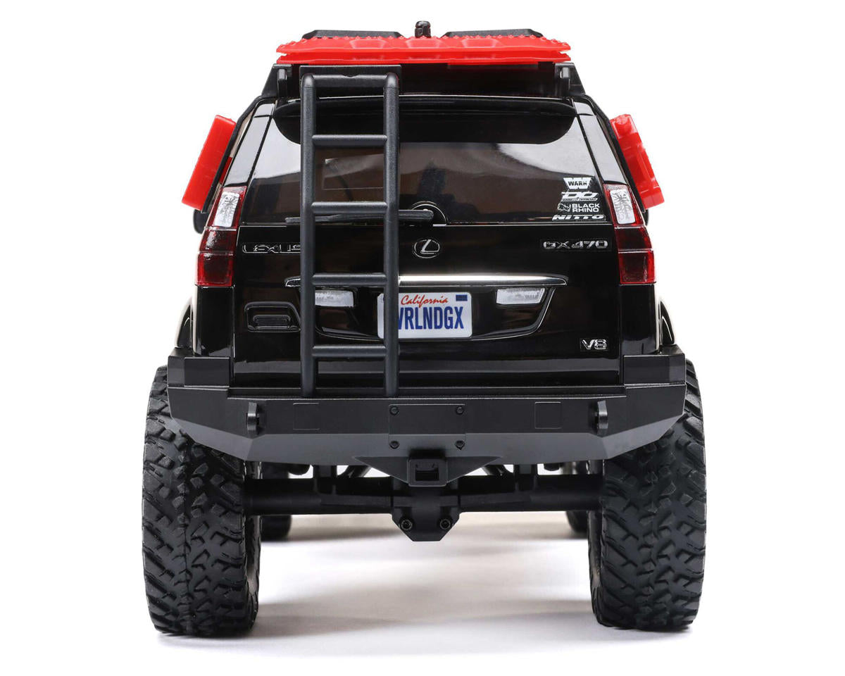 Axial SCX24 Lexus GX 470 1/24 4WD RTR Scale Mini Crawler Black με Τηλεκατεύθυνση, Μπαταρία & Φορτιστή