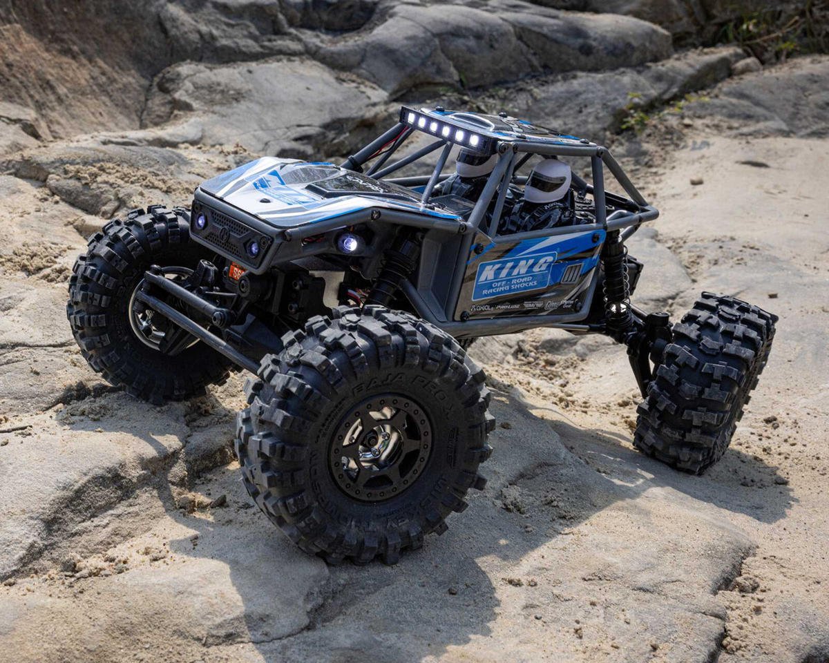 Axial UTB18 Capra 4WS 1/18 RTR 4WD Unlimited Trail Buggy (Blue) w/2.4GHz Radio, Battery & Charger