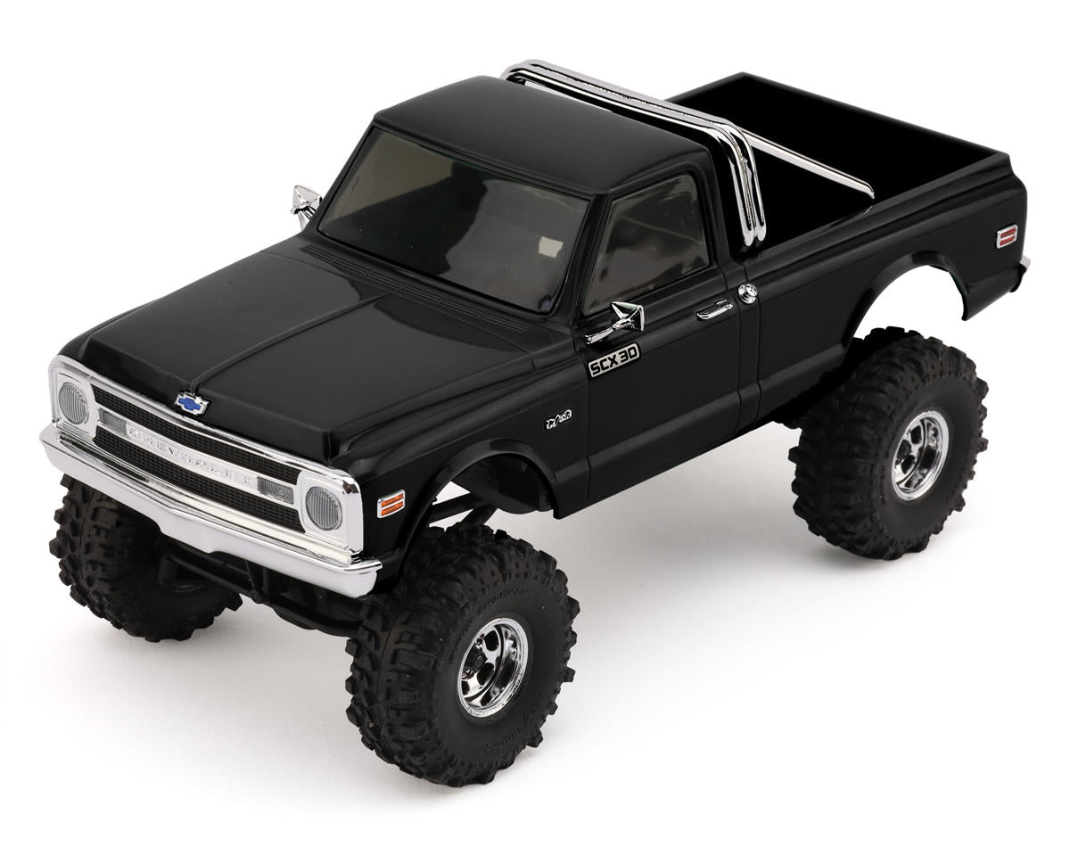 Axial SCX30 Chevrolet K10 1/30 4WD RTR Micro Scale Crawler (Black) με 2.4GHz, LiPo & Charger