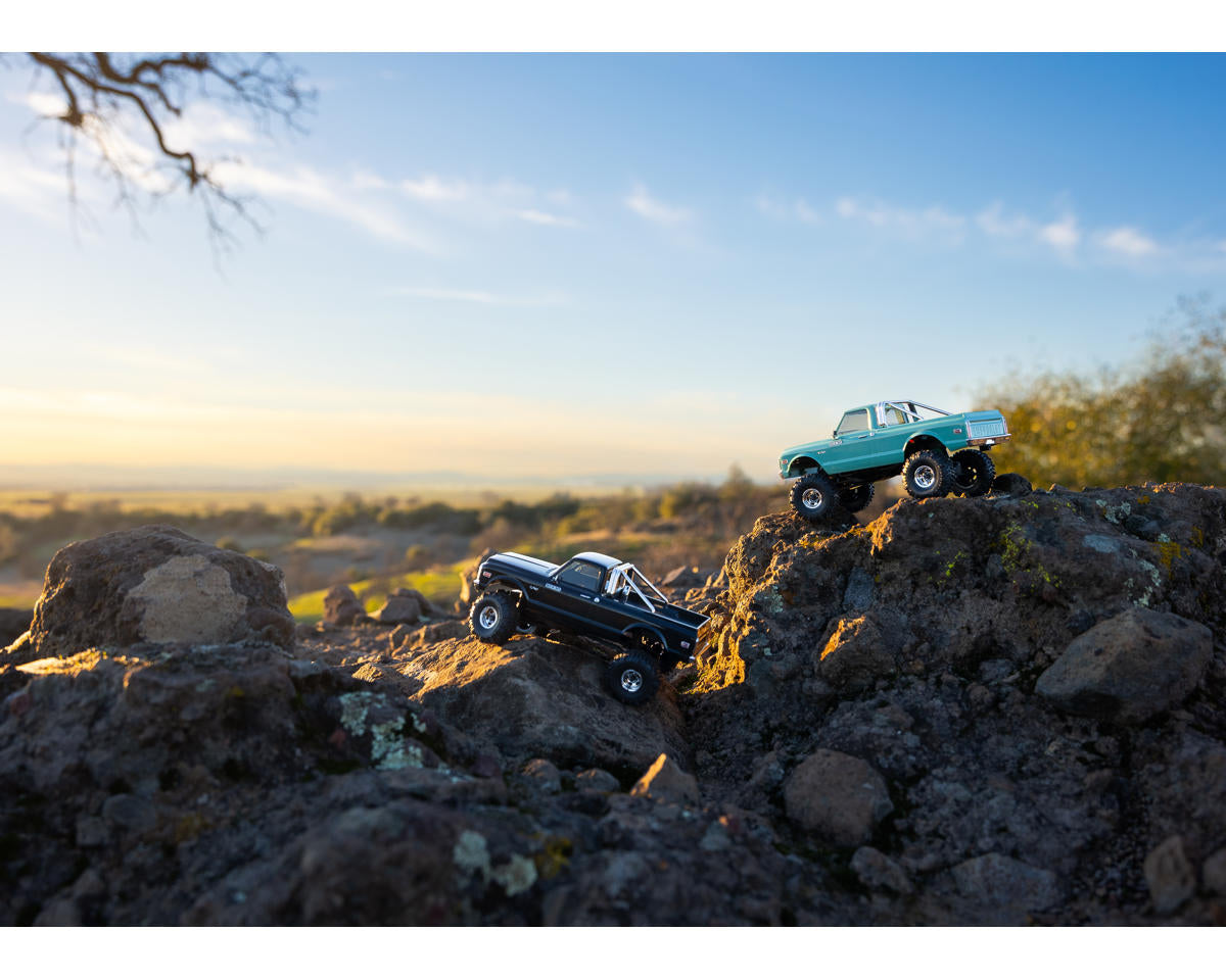 Axial SCX30 Chevrolet K10 1/30 4WD RTR Micro Scale Crawler (Black) με 2.4GHz, LiPo & Charger