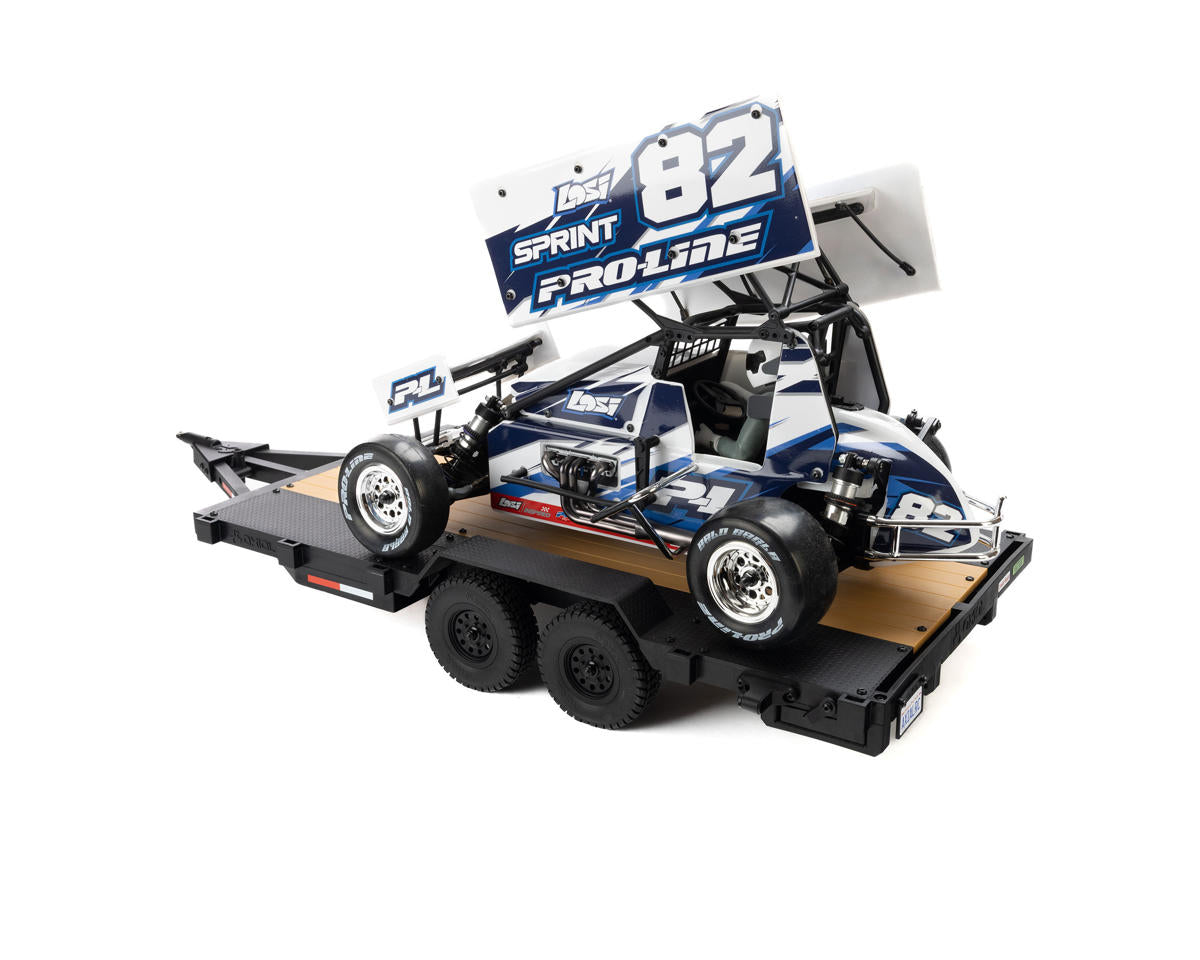 Axial SCX10 1/10 Flat Bed Vehicle Trailer – Scale Ρυμουλκούμενη Πλατφόρμα Οχημάτων