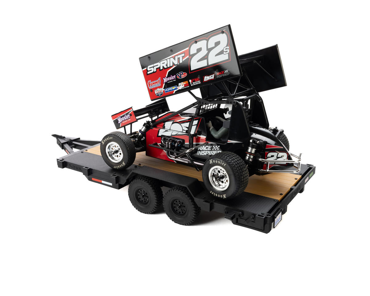 Axial SCX10 1/10 Flat Bed Vehicle Trailer – Scale Ρυμουλκούμενη Πλατφόρμα Οχημάτων
