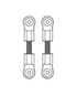 MJX Hyper Go 14211 Steering Linkages Tie Rods - Part Number 14431D