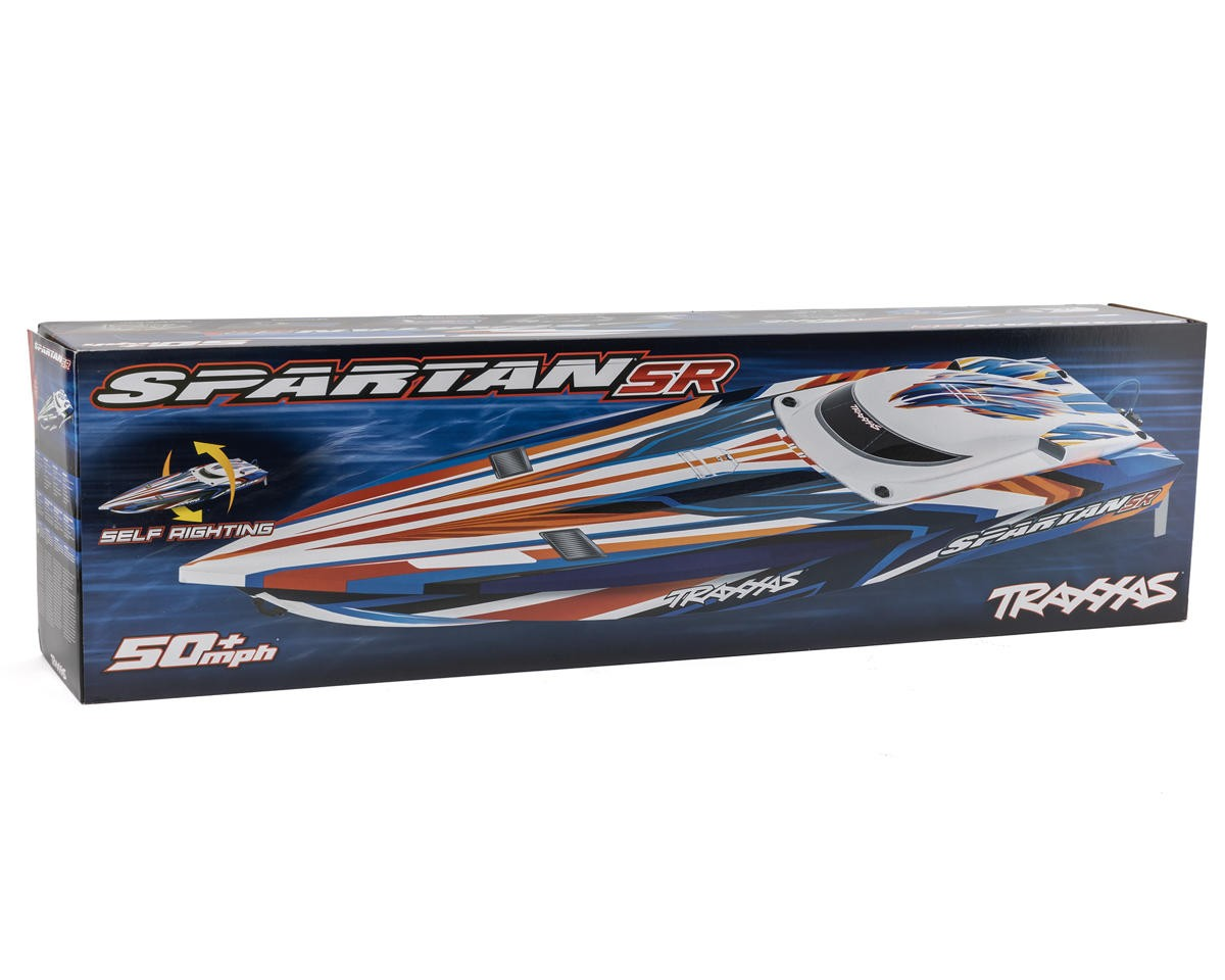 Traxxas Spartan® SR 6S High Performance Brushless RTR Race Boat (Red) w/TQi™ 2.4GHz Radio & TSM®