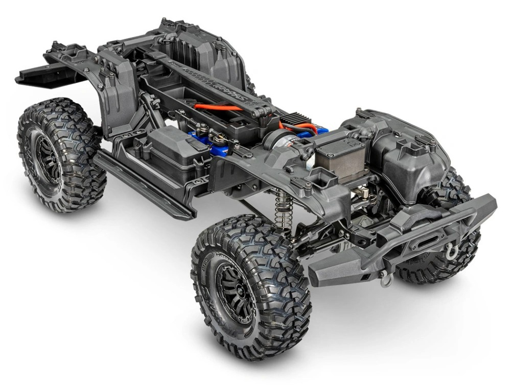 Traxxas TRX-4 1/10 Scale & Trail Rock Crawler w/Land Rover Defender Body (Silver) w/XL-5 ESC & TQi 2.4GHz Radio