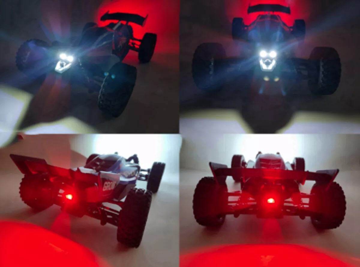 ProtonRC Front Spotlight + Tail Light Kit for Arrma 1/18 Typhon Grom RC Car Accessories