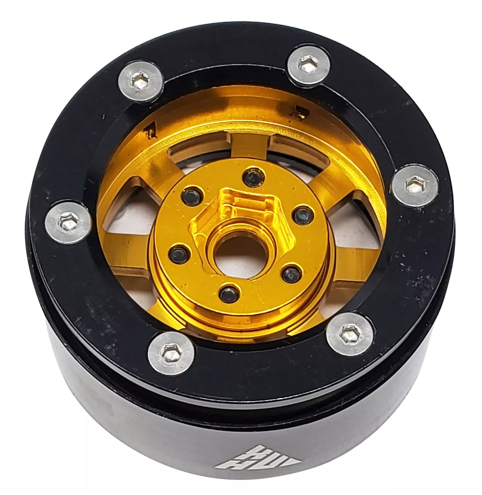 ProtonRC 1.9" Aluminum Beadlock Crawler Wheels Rims - Ink Gold 4pcs/set