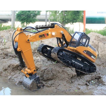 HUINA 1580 1/14 SCALE 2,4G 23CH ALL-METAL RC EXCAVATOR