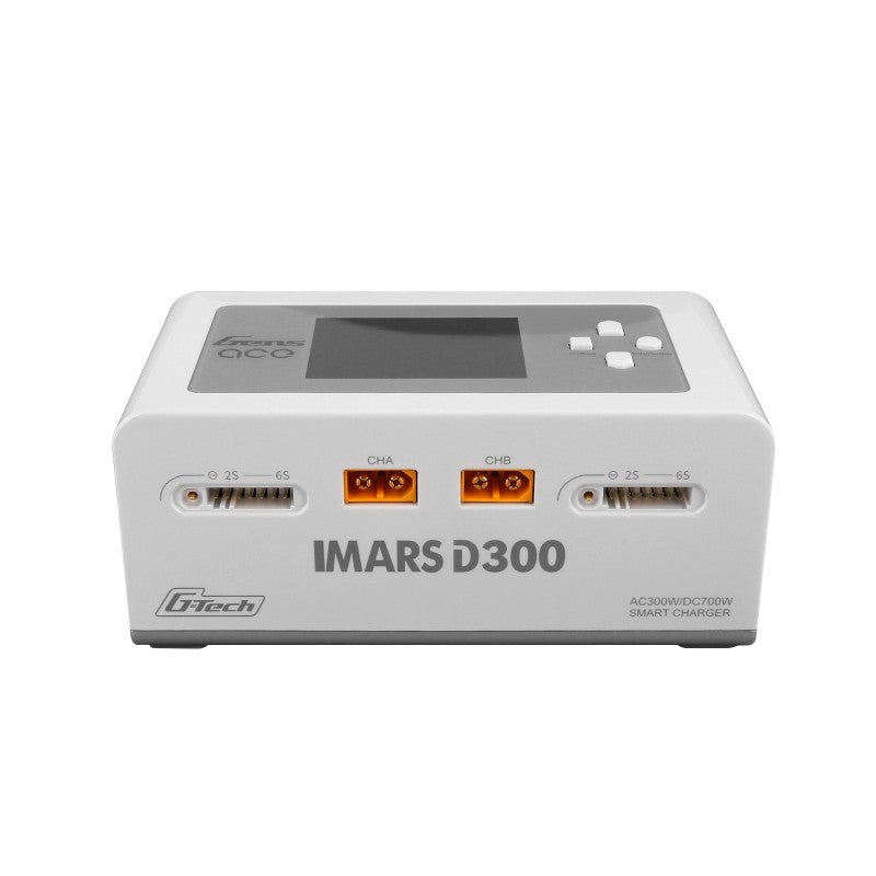 Gens Ace IMARS D300 G-Tech Channel AC/DC 300W/700W RC Φορτιστής μπαταρίας-EU White