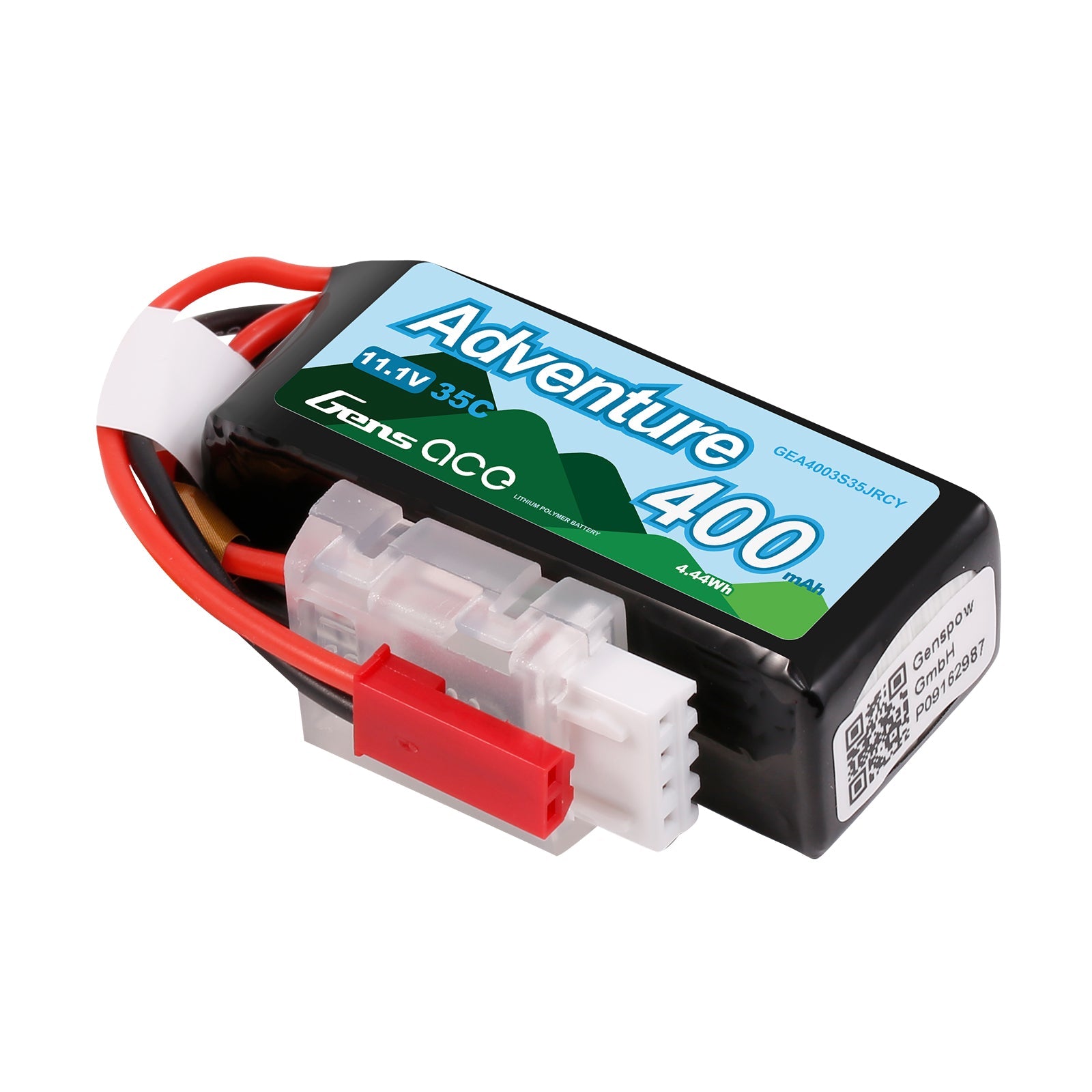 Gens Ace Adventure – Μπαταρία LiPo 400mAh 3S 11,1V 35C με JST-RCY