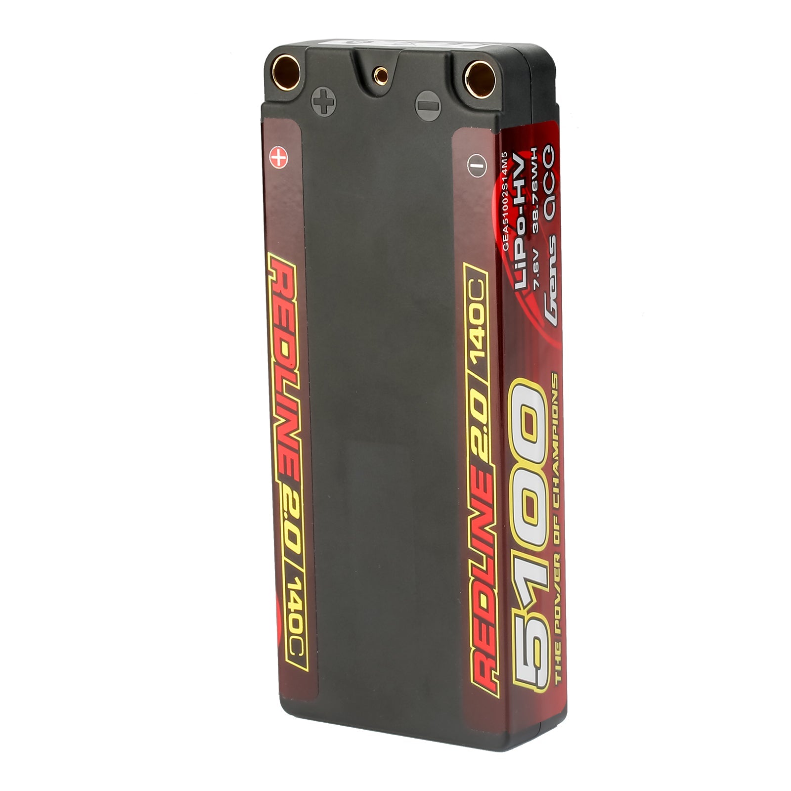 Gens Ace Redline 2.0 – Μπαταρία LiHV 5100mAh 2S 7,6V 140C με 5mm bullet