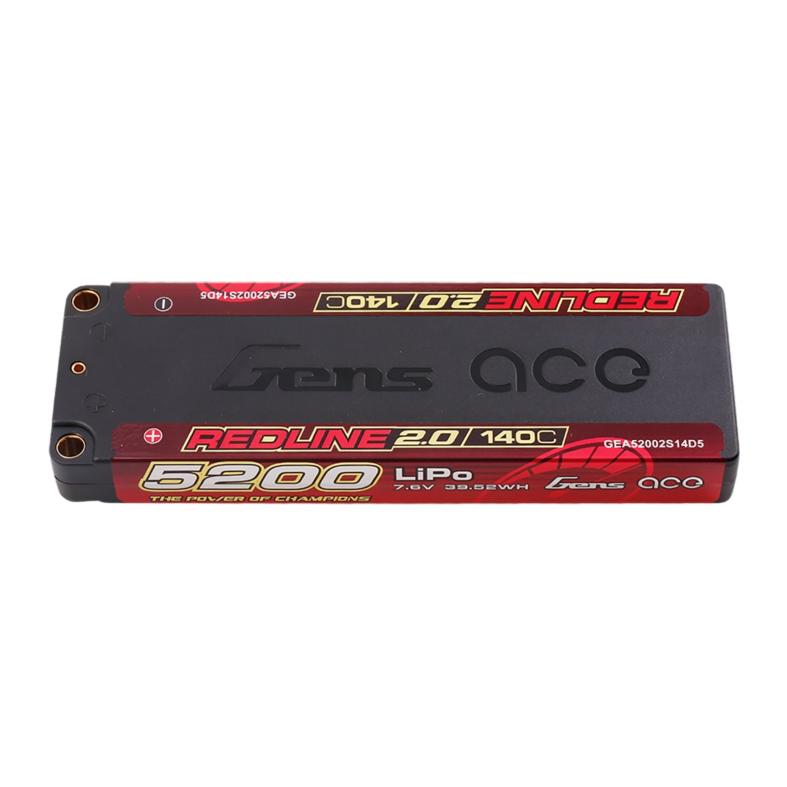 Gens Ace Redline 2.0 – Μπαταρία LiHV 5200mAh 2S 7,6V 140C με 5mm bullet