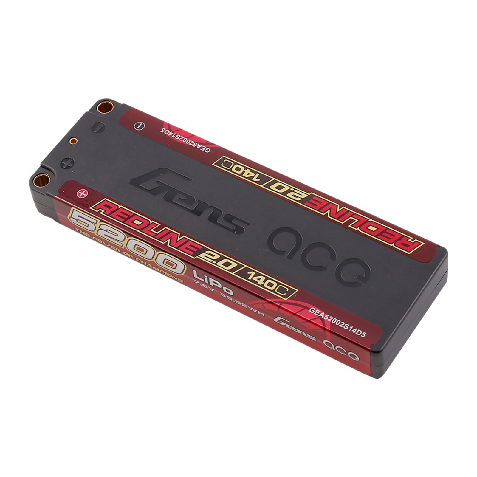 Gens Ace Redline 2.0 – Μπαταρία LiHV 5200mAh 2S 7,6V 140C με 5mm bullet