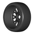 1/8 GT T04 Slick Mounted Tires – Κολλημένα Λάστιχα σε 20 Spoke FLEX Black Wheels με Επιλογή Γόμας XM3 / XM4 / XM5 / XM7