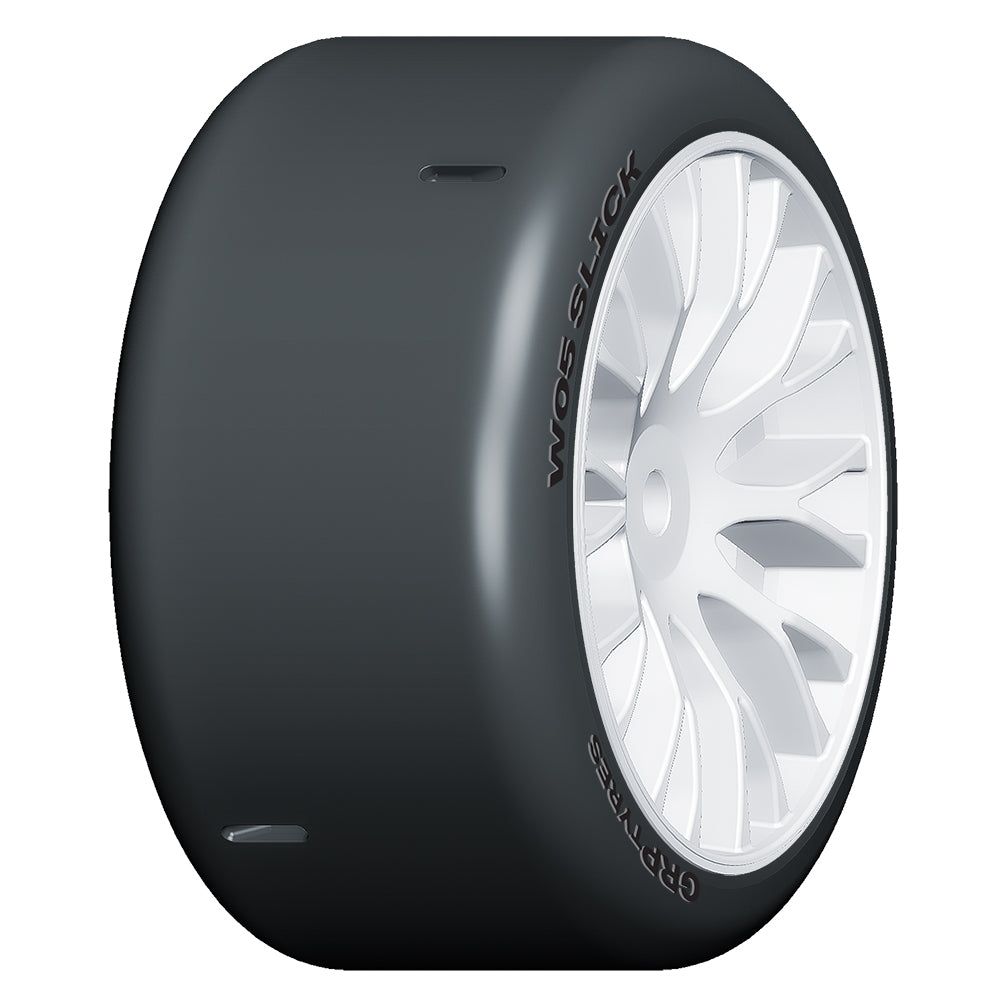 GWH05-XM2 Medium Slick 1/5 TC Tires – Κολλημένα Λάστιχα 1/5 Touring Car για Υψηλή Πρόσφυση