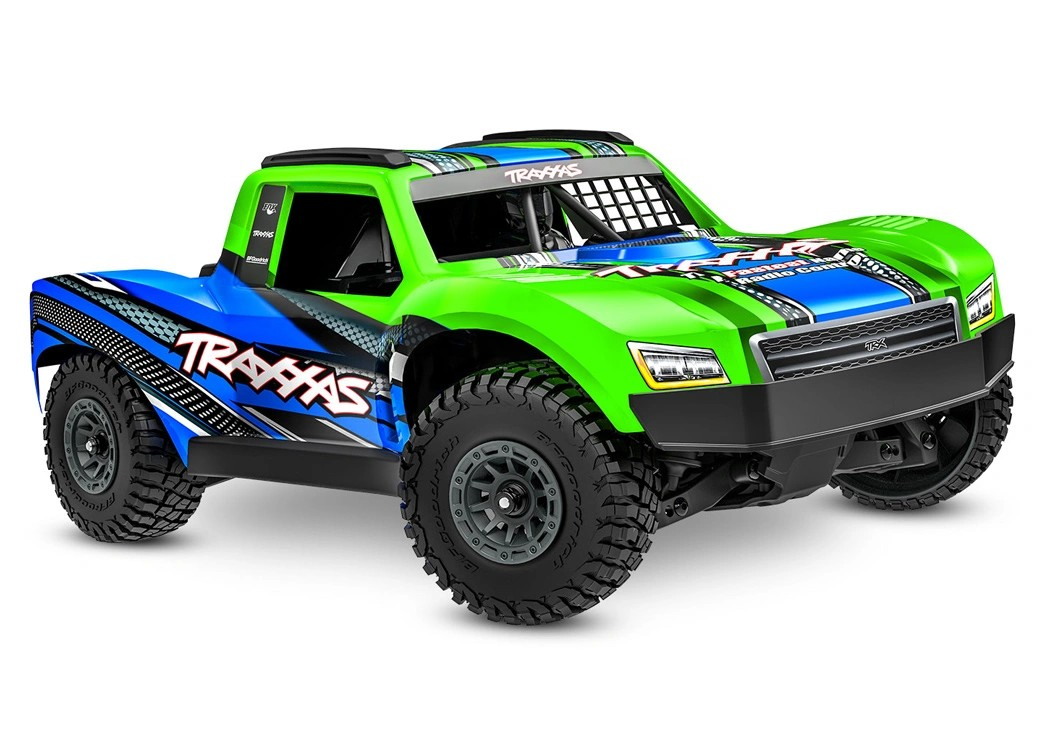 Traxxas Mini Slash® Brushless 1/16 4WD RTR Short Course Truck (Green) w/TQ™ 2.4Ghz Radio, Battery