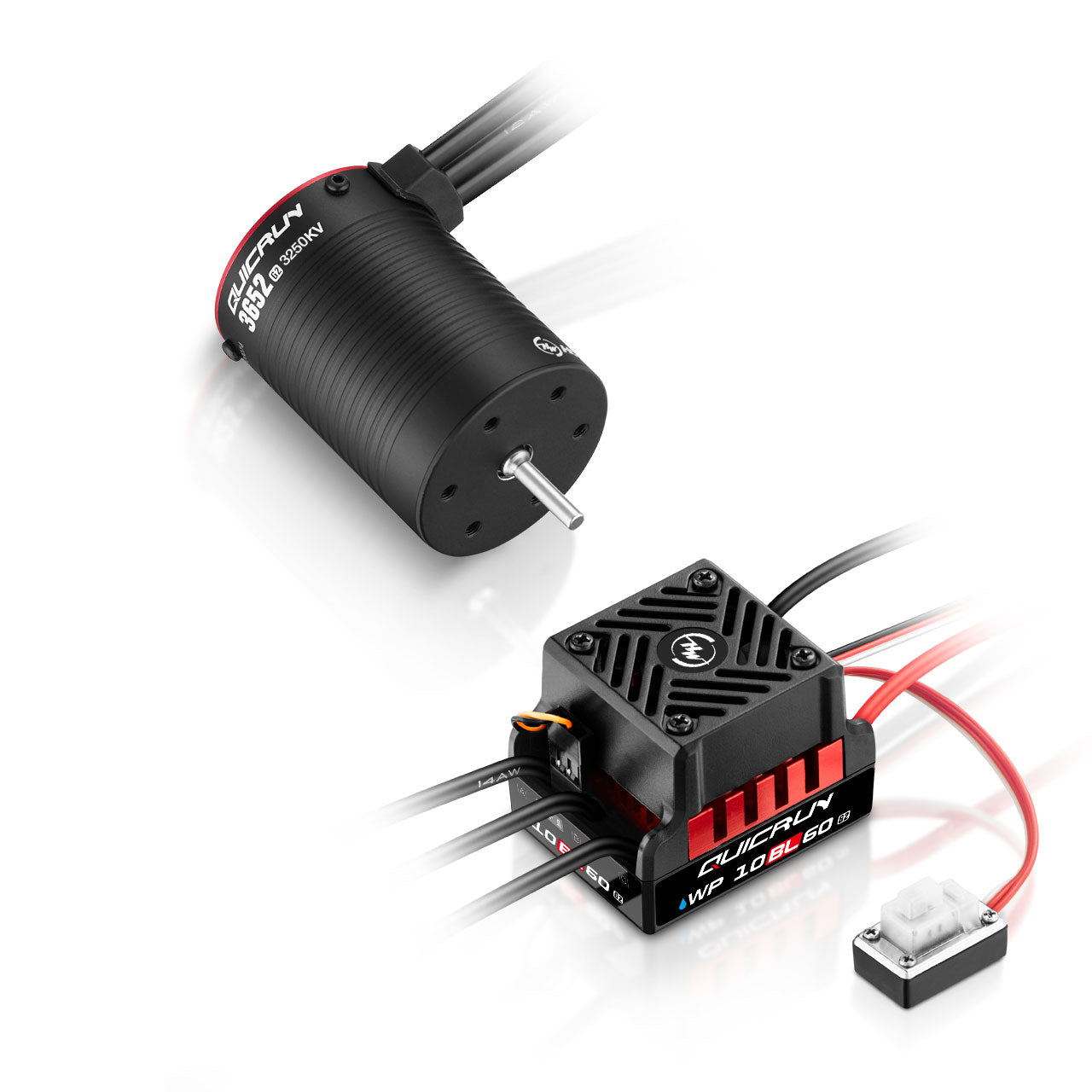 Hobbywing WP10BL60 G2 Waterproof ESC & 3652SL G2 Motor Combo 3250KV (1/10)