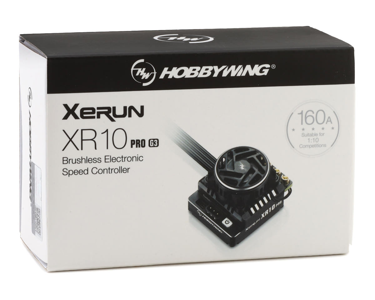 Hobbywing Xerun XR10 Pro G3 160A Sensored Brushless ESC – Αγωνιστικό ESC 1/10 Modified 2S