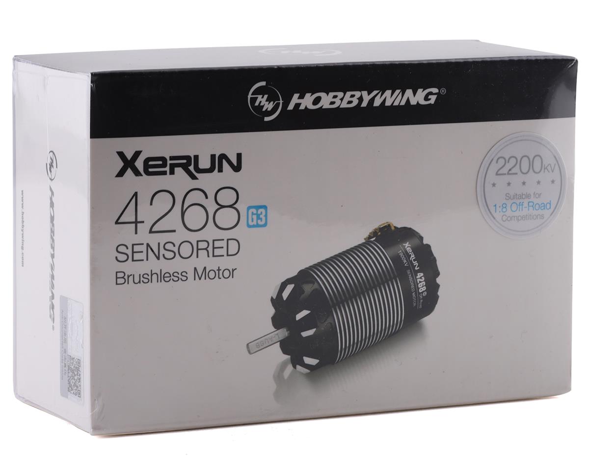 Hobbywing Xerun 4268SD G3 1/8 Scale Sensored Brushless Motor (2200kV)