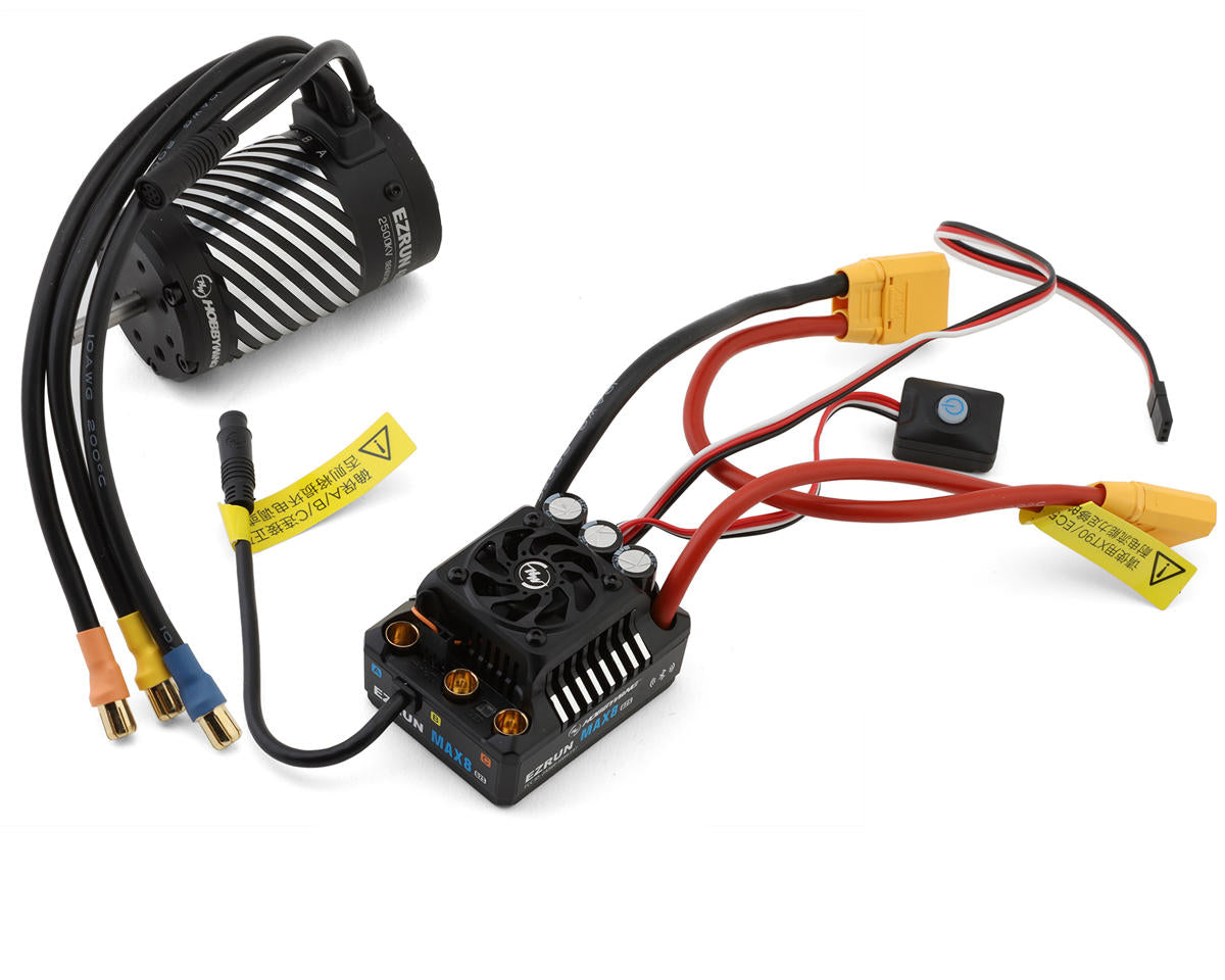 Hobbywing EZRun MAX8 G2S Combo 2500kV Sensored Brushless ESC & Motor για 1/8 RC Cars