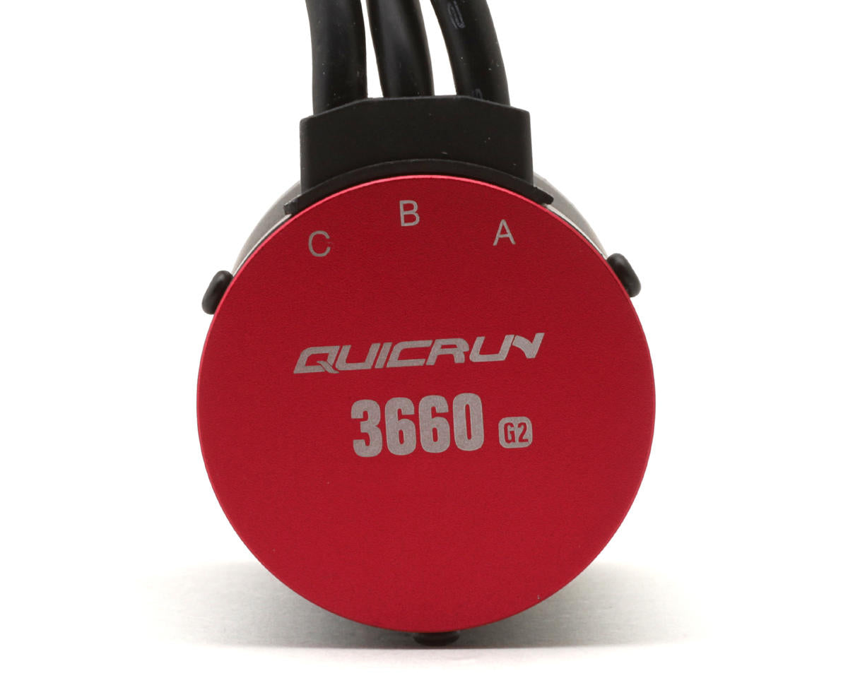 Hobbywing QuicRun 10BL120 G2 Sensorless Brushless ESC/3660SL Motor Combo (3150kV)