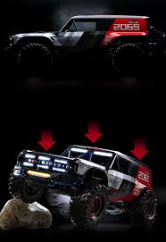 MJX Hyper GO H8P Ford Bronco R 1/8 Brushless 4WD Crawler RTR – Licensed Scale Crawler