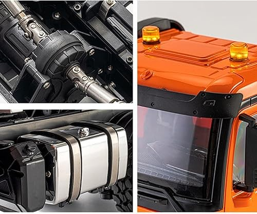 HUINA 1598 1/14 2.4G Remote Control Dumper 6x6 Engineering Transport Vehicle Lifting Rod Tipper