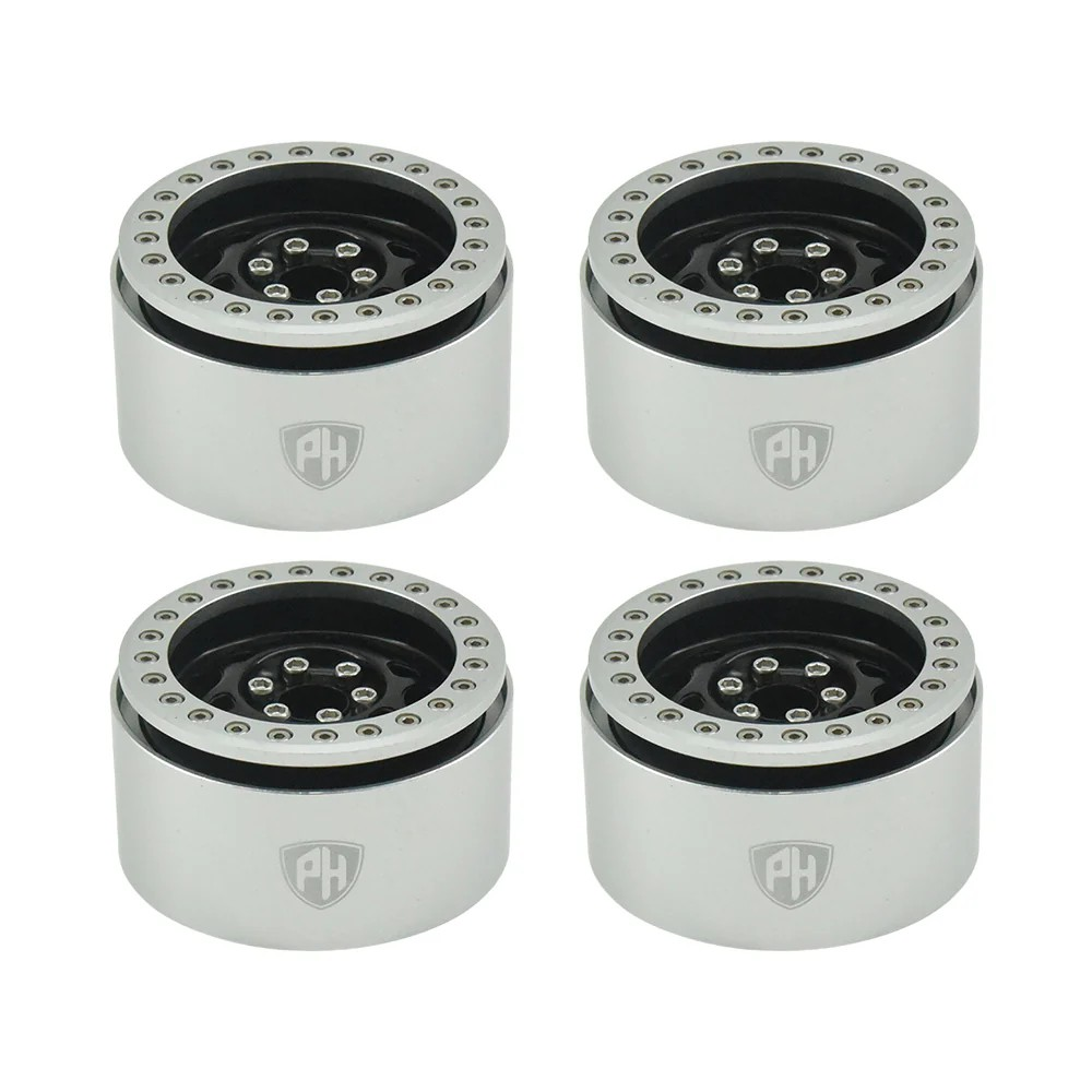 ProtonRC 2.2'' Aluminum Beadlock Crawler Wheels 4pcs - Star  4pcs/set